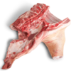 Frozen Pig Front with Cheek